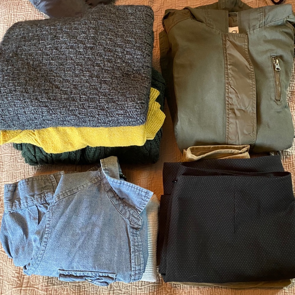 Winter bundle size M / 10 anthro H&M etc